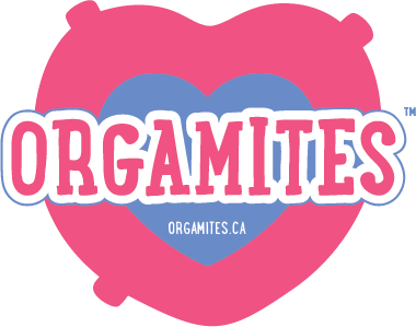 Orgamites logo heart shape